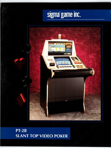 Slant top video - top, poker