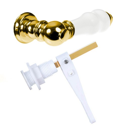 Gold toilet cistern - gold,