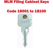 MLM Replacement Filing Cabinet Keys Cut to Code 18001 - 18100