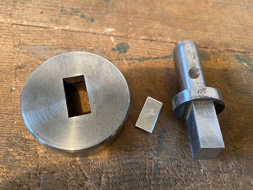 Fly press punch die 5mm - punch, x