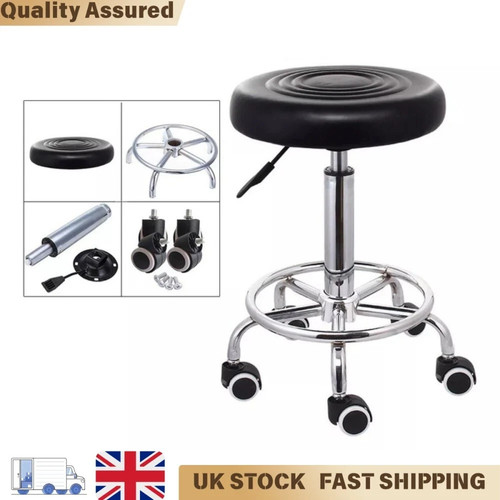 Adjustable salon stool swivel - stool,