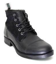 Jack & Jones Jfw Sirca Leather Mid Boot Anthracite Black