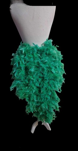 Burlesque feather bustle skirt