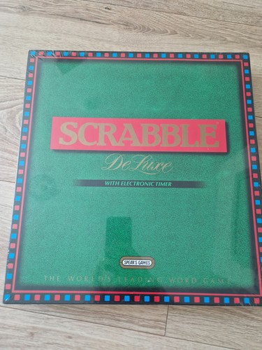 Vintage scrabble deluxe board - vintage,