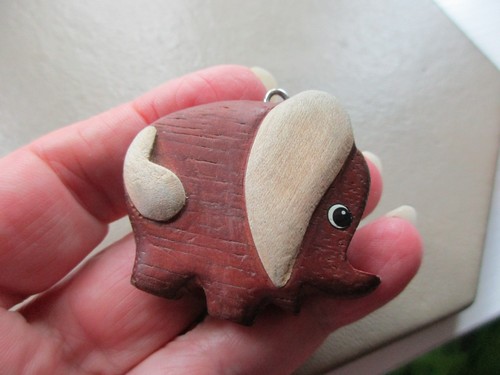 Large vintage cute - cute, carved