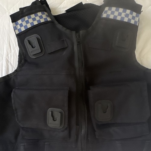 Police theme black - stab, vest