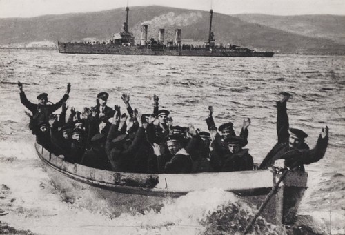 Ww1 german sailors scapa flow - ww1,