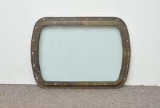 vintage old porthole window large brass boat ship 71.5 cm x 52 cm -  22.5 kg