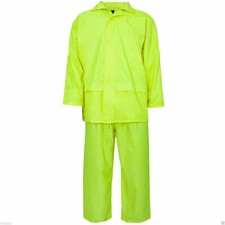Adults Waterproof Suit Jacket & Trousers Packaway Rain Set Womens Mens Ladies