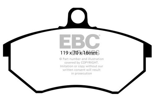 Ebc bluestuff front - bluestuff, pads