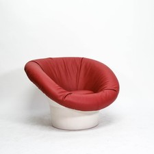 Crocus Chair By Lennart Bender Leather Armchair mid Century Space Age 70s Top