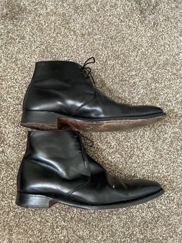Cheaney men black - black, leather