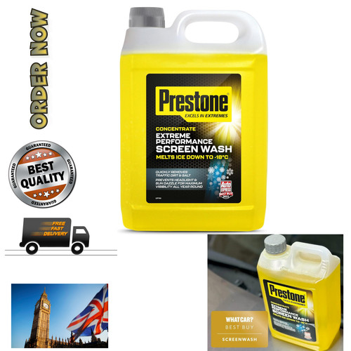 Prestone screen wash for cars - wash,