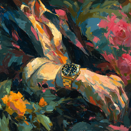 Rolex watch pop art - watch,
