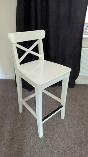 Ikea rosentorp white bar - ikea, stool