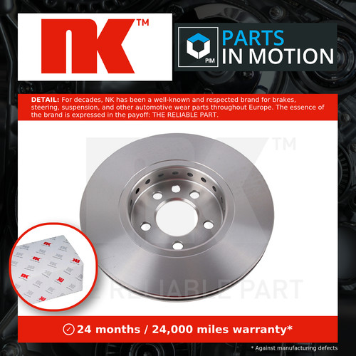 Brake discs pair - brake, vented