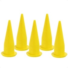 5x CORUS BOILIE GUN NOZZLES FOR SAUSAGE BAIT GUNS ROLLING TABLES BAIT MAKING 