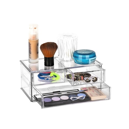 Makeup organiser with - with, drawers