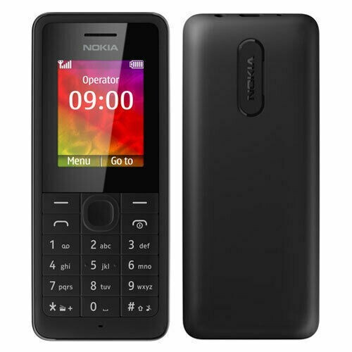Nokia 106 black - nokia, black-mobile