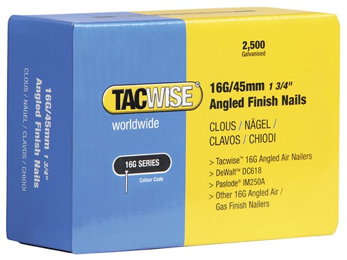 Tacwise 16g angled finish - tacwise,