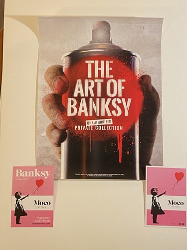 Banksy exhibition poster - banksy,