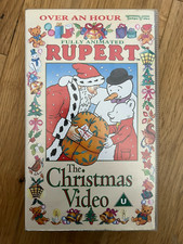 Rupert: The Christmas Video VHS Video Tape TV Kids Show 1993 Animated
