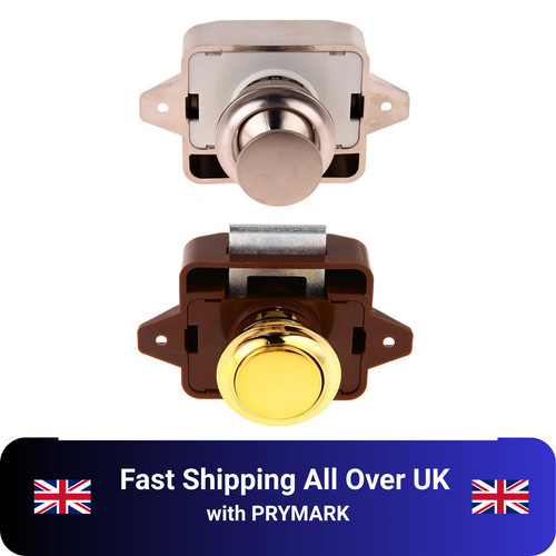 Latch knob push button - push,