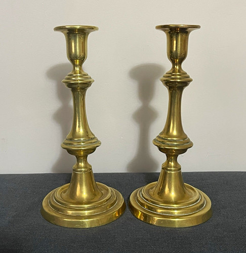 Pair brass taper - brass,