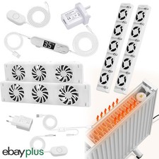 Radiator Fan Duo/Trio Set Energy efficient with SmartThermostat Speed Adjustable