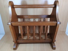 Magazine / Newspaper Rack - Wooden - 46xcm x 24cm & 47cm Tall