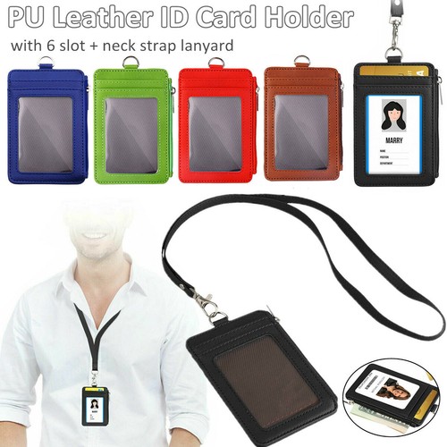 Vertical leather card - leather, id