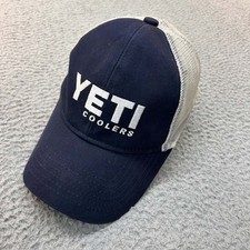 Yeti Coolers Hat Cap Mens Trucker Hat One Size Yeti Lake Roto molded