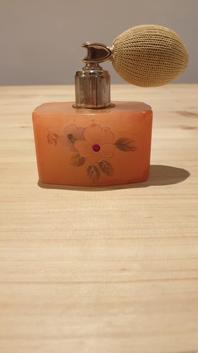 Vintage onyx perfume atomiser - perfume,