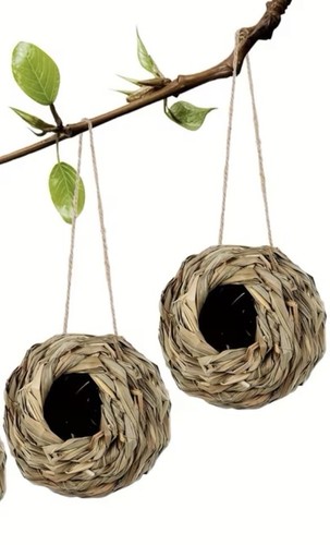 Set two straw woven - of,