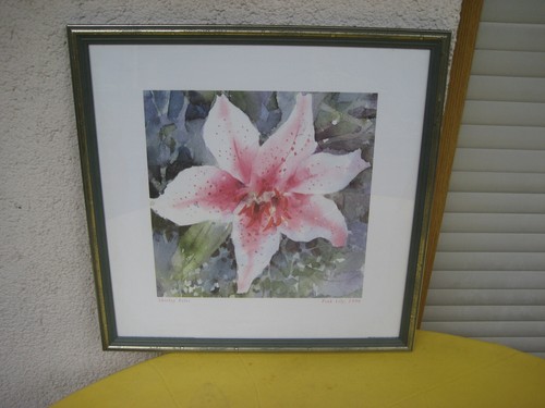 Print flowers still life - still,