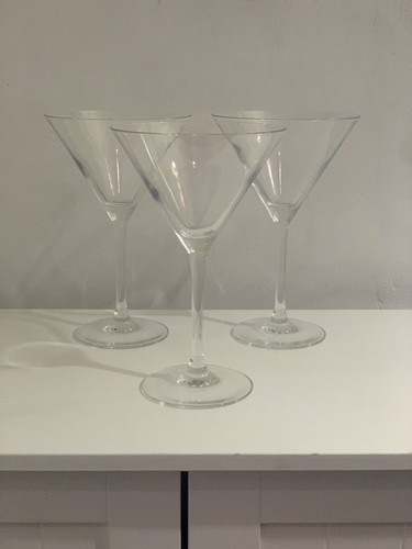 Clear stemmed cocktail - clear,