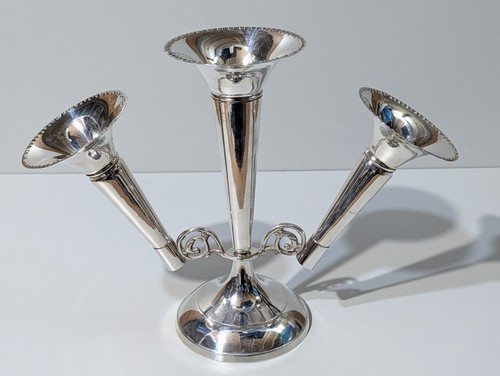 Vintage silver plated triple - silver,