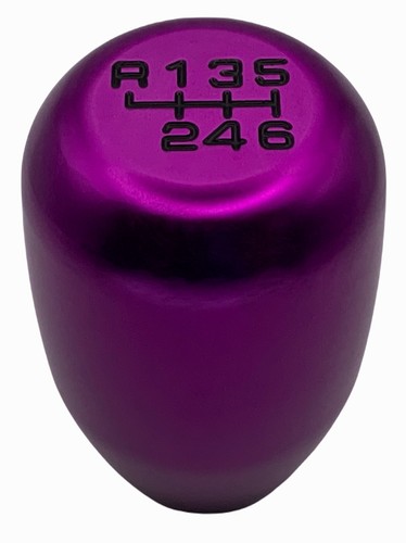 Purple black gear shift knob - purple,