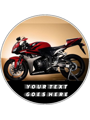 Honda motorbike personalised - honda,