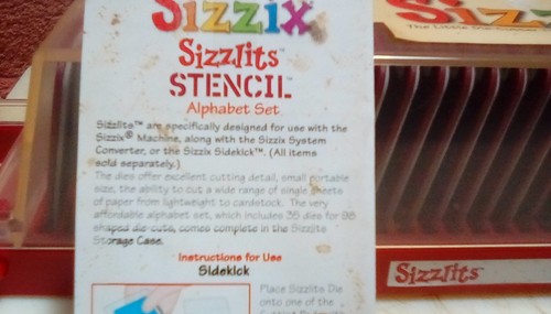 Sizzix sizzlits stencil - sizzix,