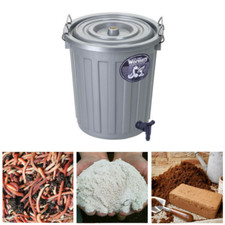 Junior Wormery Includes Coir & Lime Mix Create Organic Compost For Garden