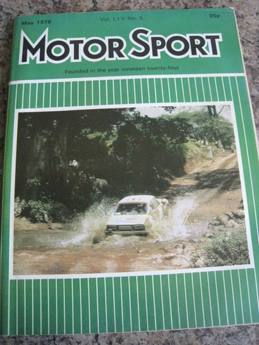 Motor sport may - 1978, opel