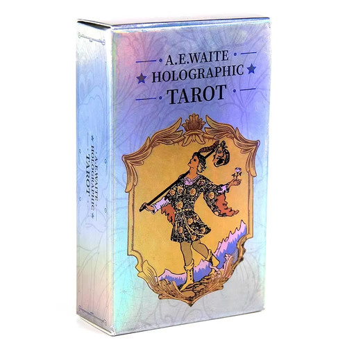 Holographic tarot cards deck - holographic,