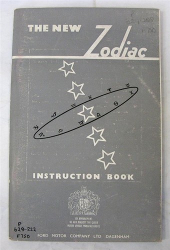 Ford zodiac car owners - zodiac,