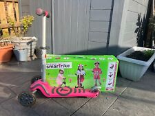smart trike 3in1 scooter 15 months to 5 years pink in great condition with box