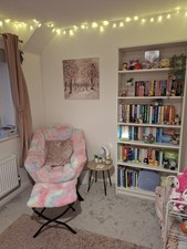 Armchair Chairs Living Room Reading Chair Velvet Armchair Bedroom Comfy Cuddl...