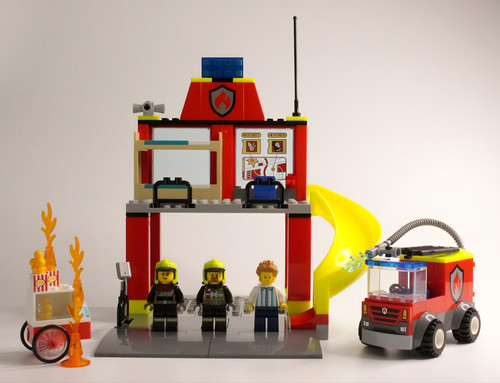 Lego city fire - fire, and