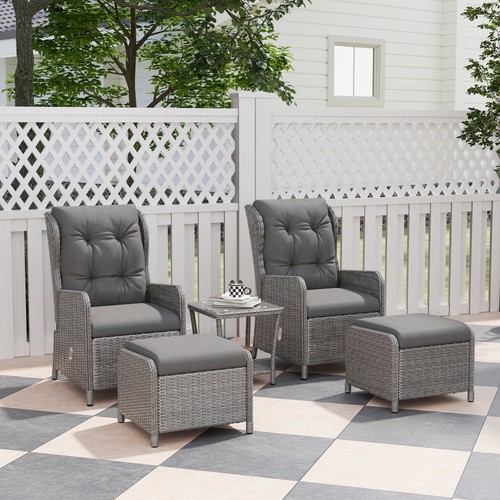 Recliner rattan garden - recliner,