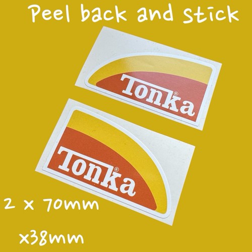 Tonka truck vinyl sticker - tonka,