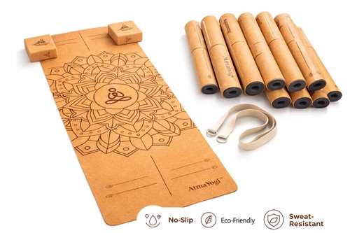 New cork yoga mat - yoga,
